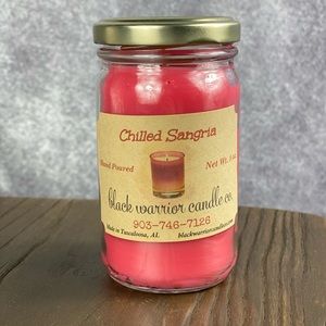 Pink Chilled Sangria 8 oz. Handmade Candle